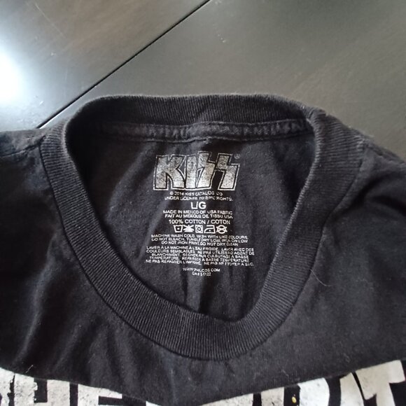 Vintage Kiss Detroit Rock City 76 Adult T Shirt Large Metal Music Band Concert - Picture 4 of 4